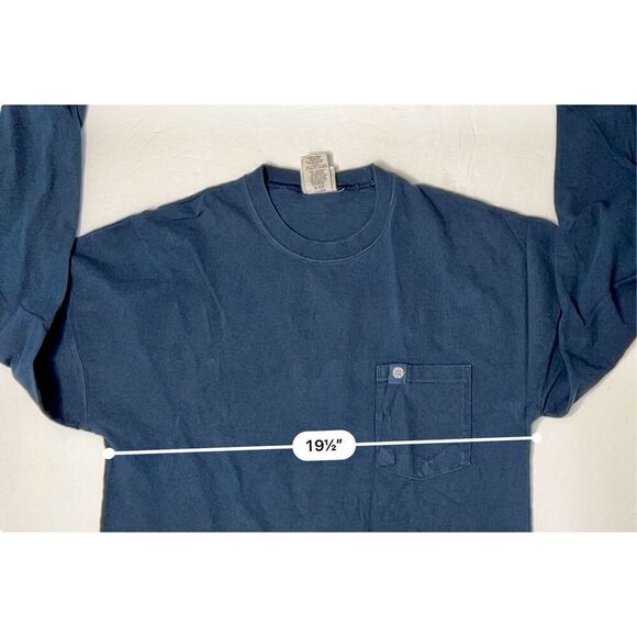 Simply Southern AX9 E608 Graphic T-shirt "Sail Away" Navy Blue LS Shirt Small - Picture 4 of 10